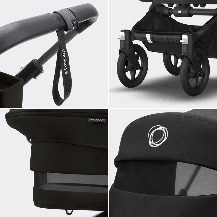 Immagine prodotto Bugaboo Donkey 5 Mono, nero/nero/nero