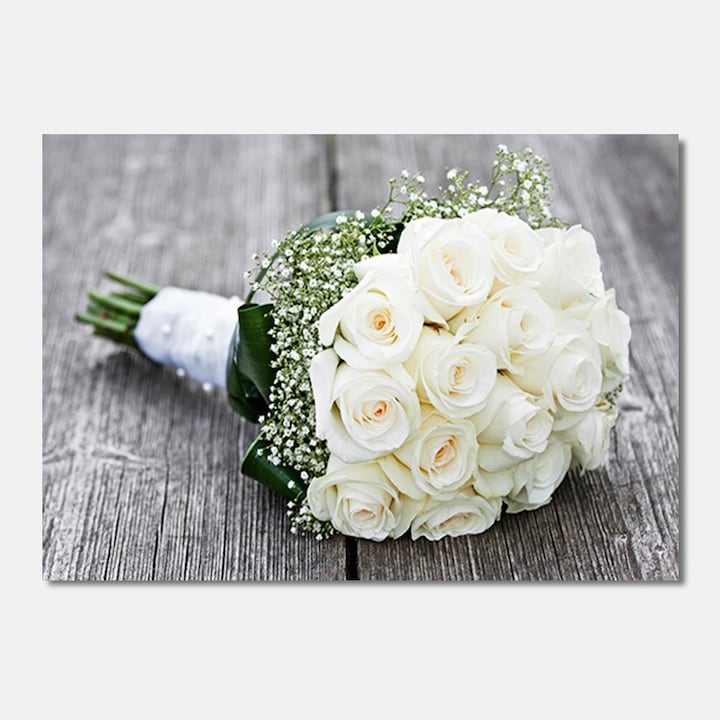 Image du produit Carte de mariage - Bouquet de roses (1 pcs)