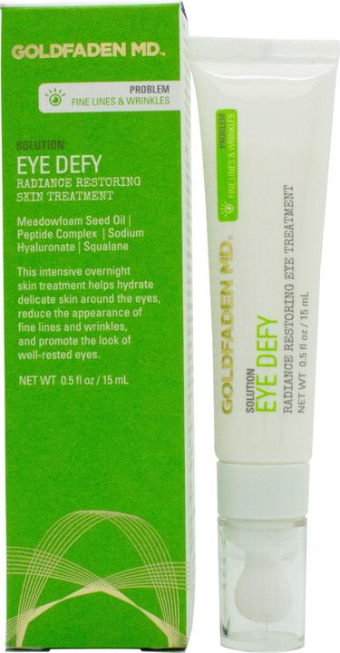 Produktbild Goldfaden MD Eye Defy Radiance Restoring Eye Treatment mit Meadowfoam Seed Oil (Augenpflege Serum, 15 ml, Tag)
