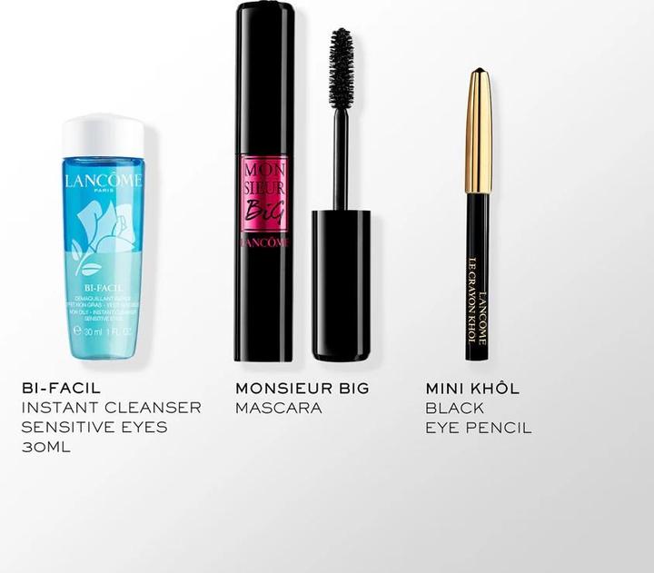 Actual product image Lancôme Monsieur Big Mascara Set dekoratives Kosmetik-Geschenkset (01, 027 Noir)
