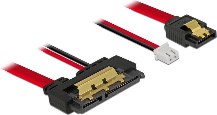 Produktbild Delock SATA Kabel & 2Pin Strom, 30cm
