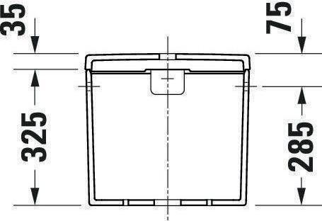 Produktbild Duravit Spülkasten D-NEO f Kombi Anschluss rechts oder links weiss