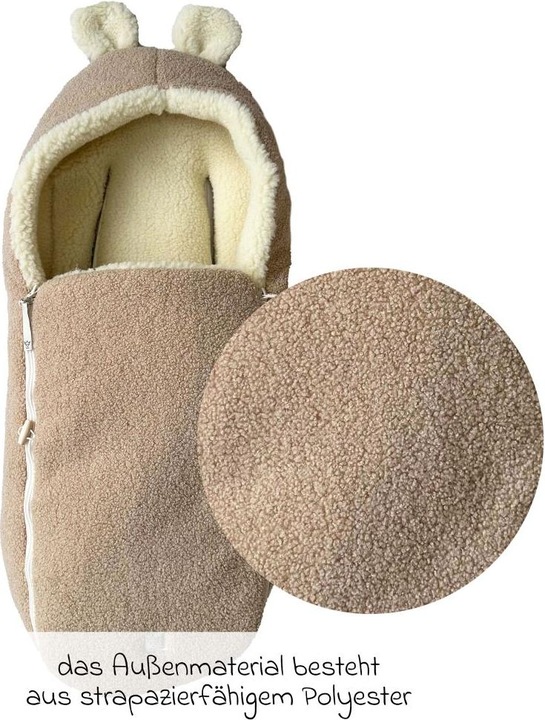 Produktbild Kaiser Fusssäcke für Babyschalen & Babywannen Schurwolle-Fusssack Hukky für Babyschalen