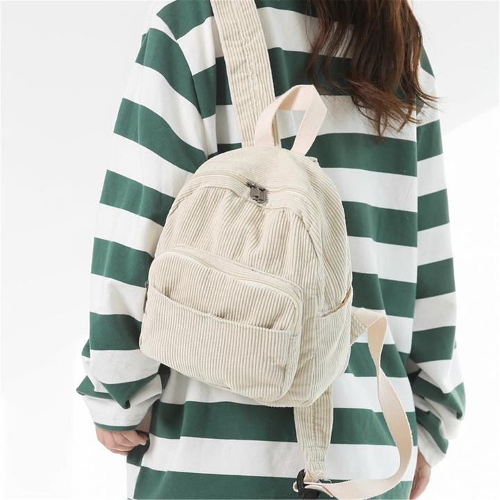 Produktbild Only-Bags.Store Cord-Rucksack,High School Universität Rucksack,Retro einfachen