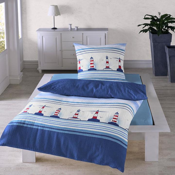 Produktbild Traumschlaf Leuchtturm (Bettwäsche Set, 135x200 cm + 80x80 cm)