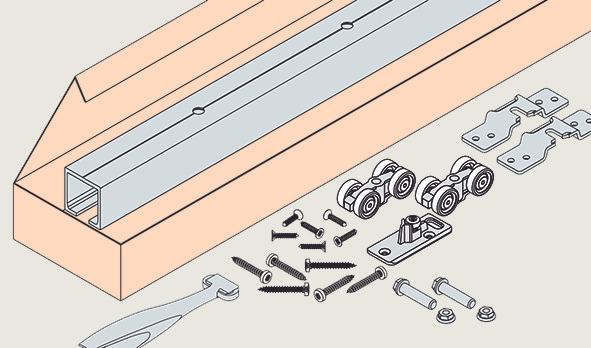 Actual product image HAWA Sliding door sets