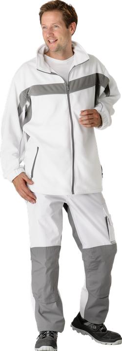 Produktbild Planam Fleecejacke reinweiss/zink XS S (S)