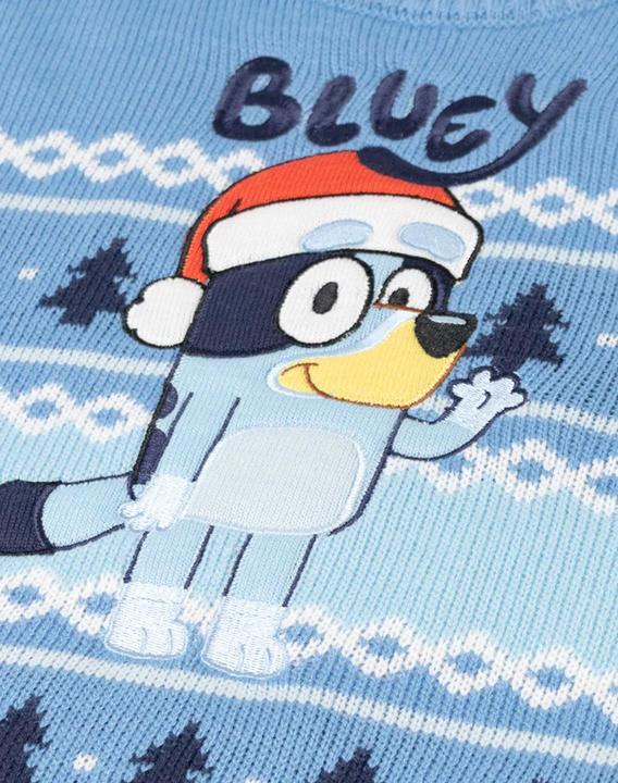 Produktbild Bluey Pullover Jungen weihnachtliches Design (104)