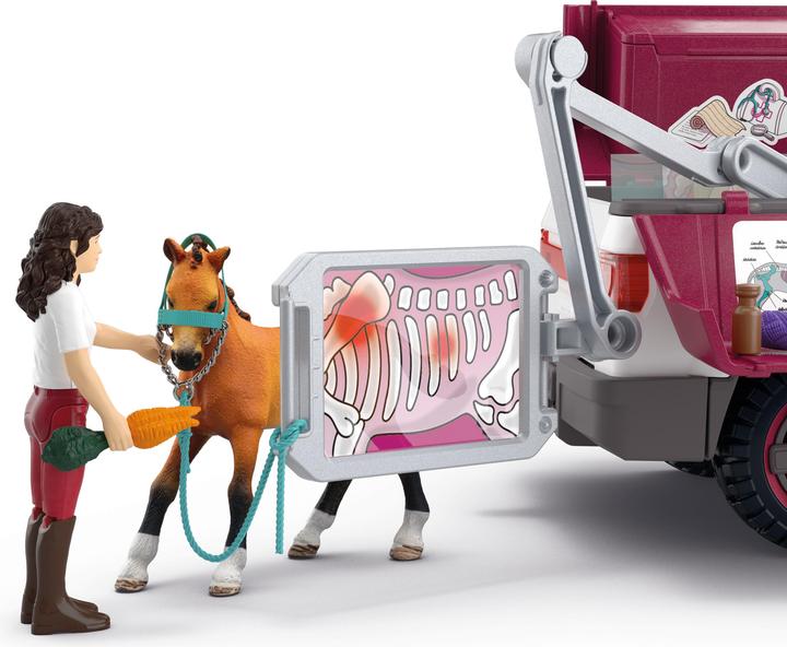 Image du produit Schleich Mobile Tierärztin mit Anhänger
