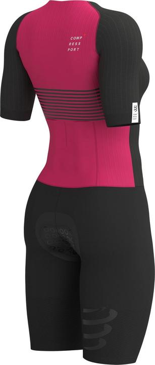 Image du produit Compressport Aero SS Trisuit Femmes Noir/Jazzy (S)