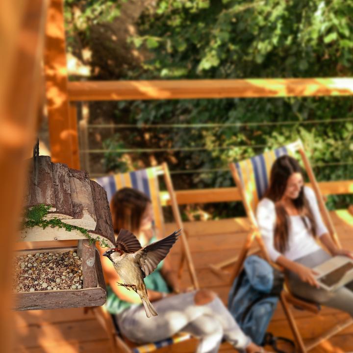 Produktbild Relaxdays Vogelfutterhaus