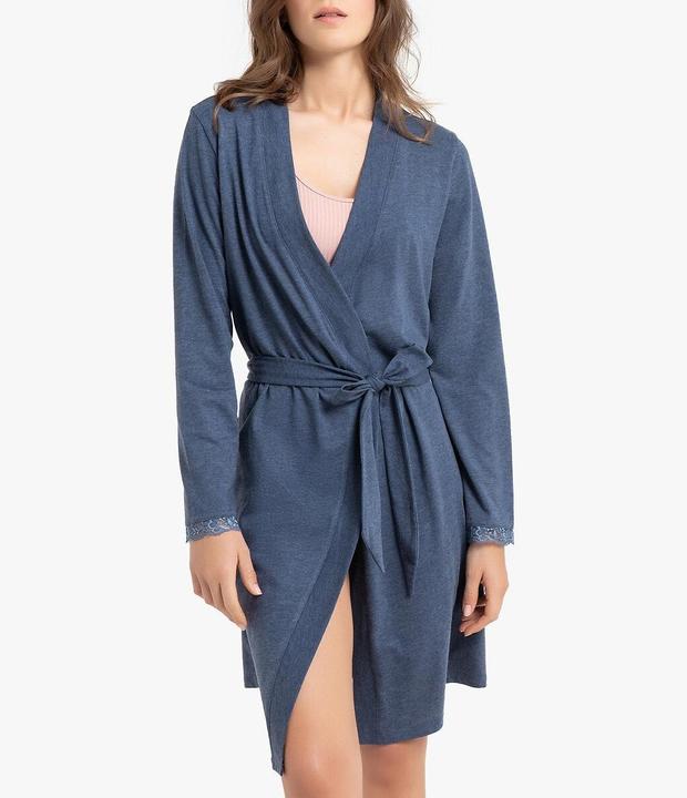 Actual product image La Redoute Collections Dressing gown with long sleeves (40)