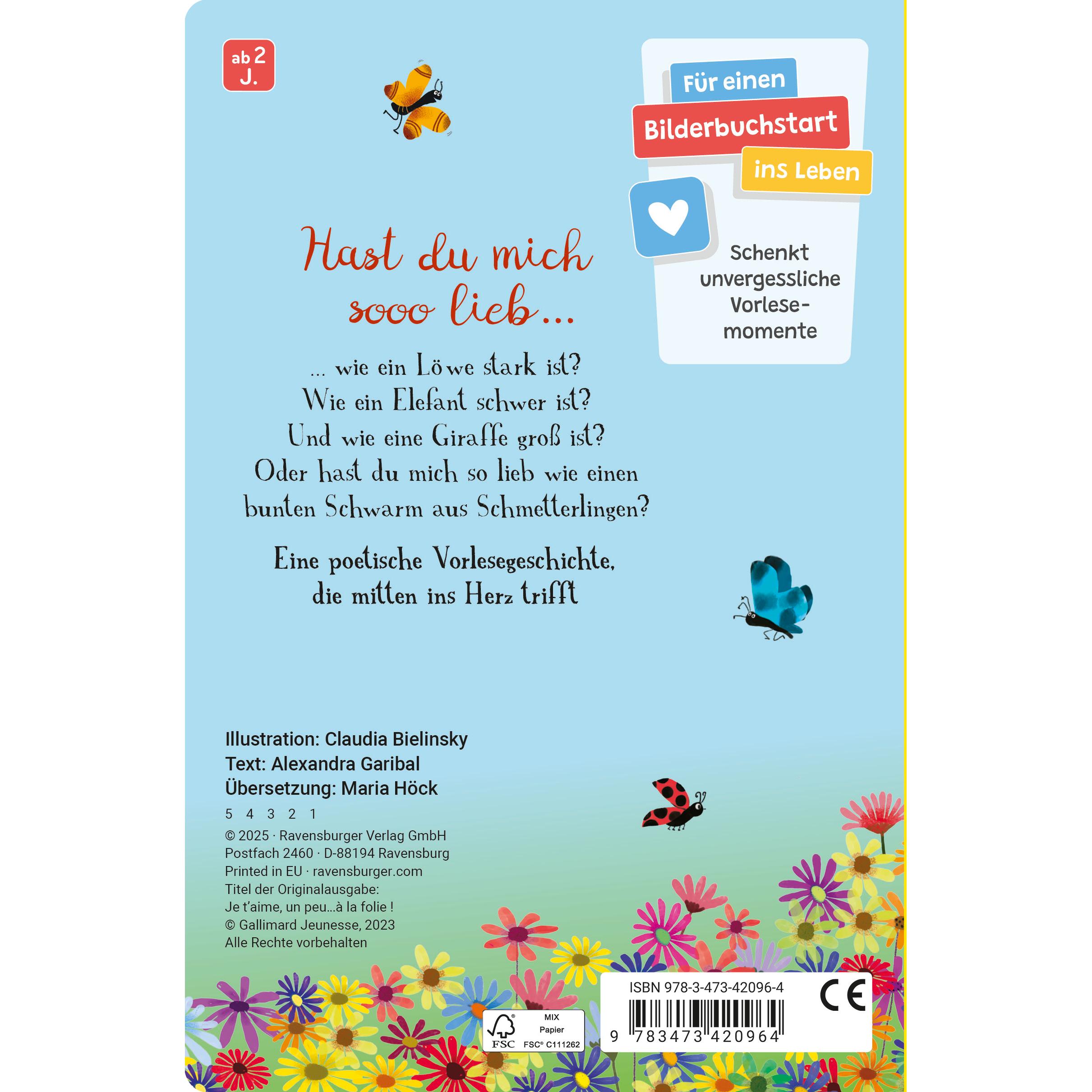 Thumbnail - Ravensburger, Babybücher, Ich hab dich lieb … ein bisschen, sehr und noch viel mehr! – Liebevolle Vorlesegeschichte ab 2...
