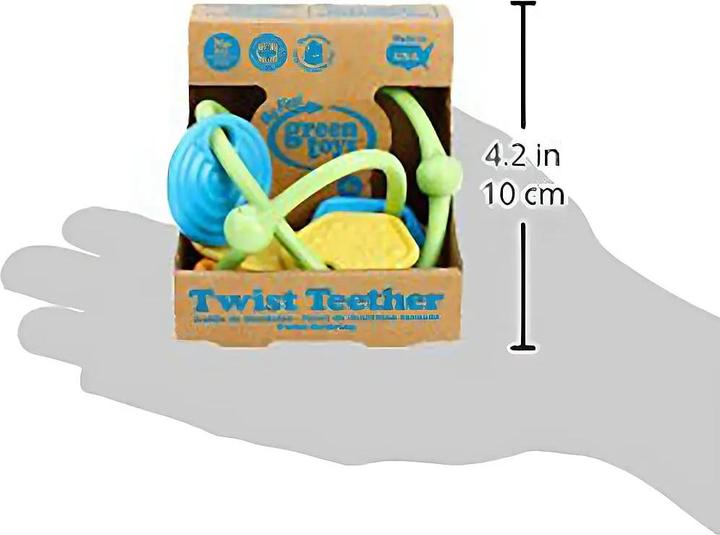 Actual product image Green Toys Green Toy Convolutional Teething Ring (6 Months)