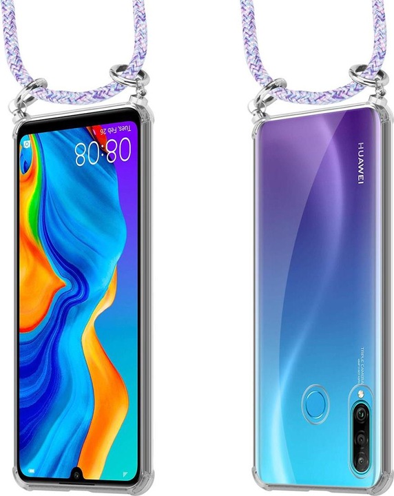 Produktbild Cadorabo TPU Handy Kette SILBER Cover