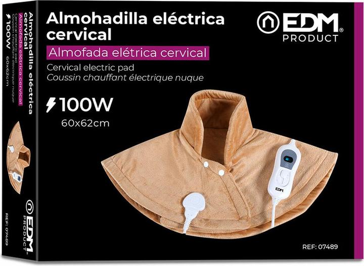 Actual product image EDM Electric pillows for back and neck 07489 100 W