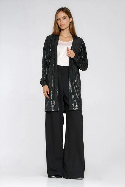 Actual product image Nife Women's Light Sequin Blazer (36)
