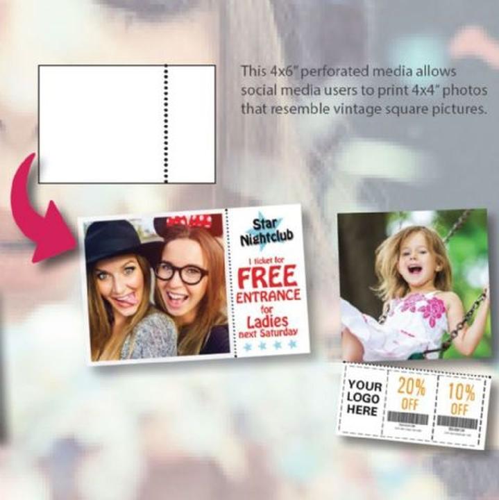 Actual product image DNP Paper 2 rolls each 400 pcs 10x15 Perforated on 10x10 cm for DS620 (400 x, 10 x 15 cm)