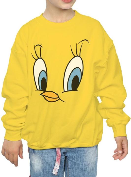 Produktbild Looney Tunes Tweety Pie Face Sweatshirt Mädchen (116)