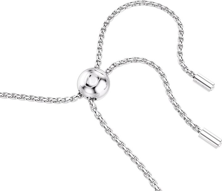 Immagine prodotto Swarovski Matrix Tennis Armband Rundschliff Weiss (24 cm, Metallo Swarovski)
