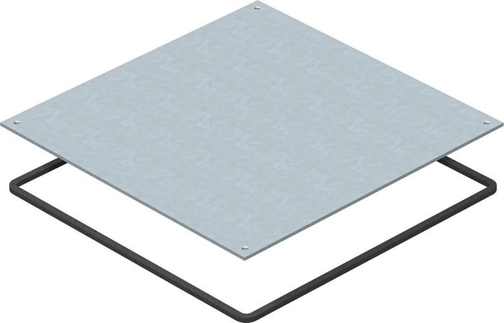 Produktbild OBO Bettermann OBO DUF 250-2 Blinddeckel 2x282x4mm m Dichtung f UZD250-2/3