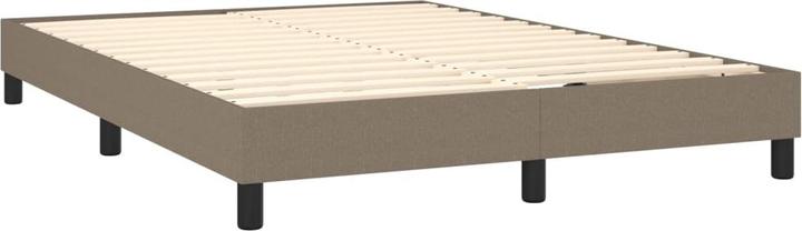 Produktbild VidaXL Boxspringbett Mit Matratze Stoff Taupe (90 x 190 cm)
