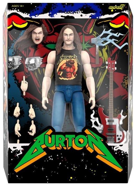 Actual product image Super7 Metallica Ultimates action figure Wave 2 Cliff Burton 18 cm