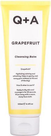 Actual product image Q+A Grapefruit Cleansing Balm (Facial cleansing wipes, 125 ml)