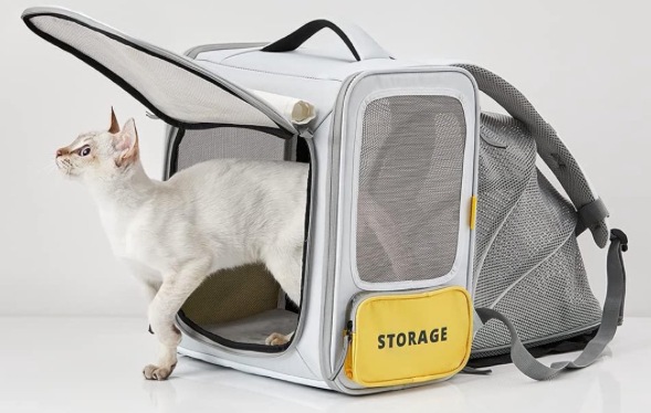Produktbild Petkit Pet Carrier BP3 X ZONE Grey (Hund, Katze, Atmungsaktiv)