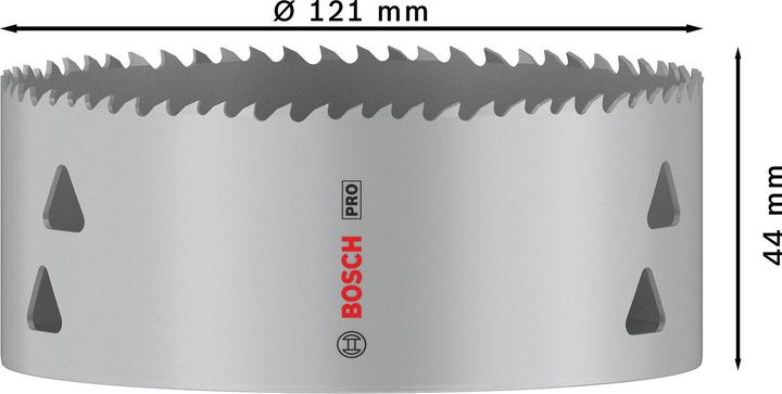 Productafbeelding Bosch Professional Zubehör PRO Multimateriaal gatenzaag, 121 mm, met schroefdraad (121 mm)