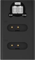 Produktbild Newell Set aus DL-USB-C Zweikanal-Ladegerät und zwei NP-BX1-Akkus für Sony (Kamera Akku Ladegerät)