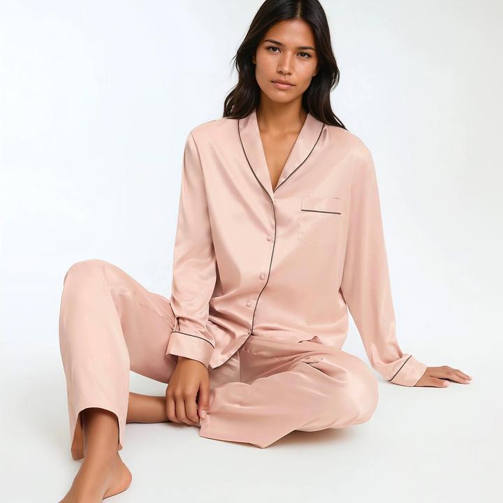 Actual product image La Redoute Collections Satin pyjamas (42)