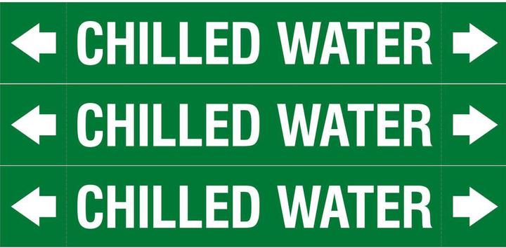 Produktbild Brady ASME - Rohrmarkierer - Chilled Water