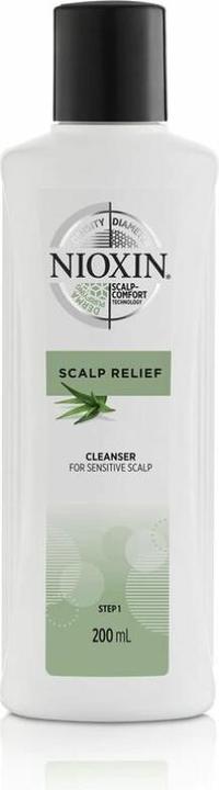 Actual product image Nioxin SCALP RELIEF cleanser for sensitive scalp 200 ml (200 ml, Liquid shampoo)
