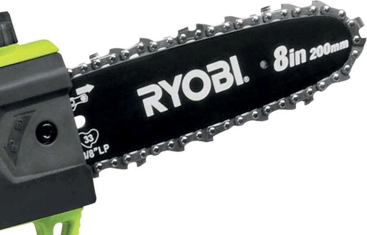 Actual product image Ryobi OPP1820 18 V Battery Tall Button (Battery chain saw)