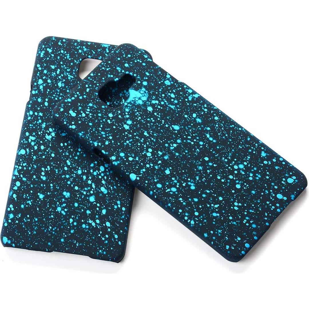 Thumbnail - König Design Handy Hülle Schutz Case Bumper Etuis für Samsung Galaxy A7 2016 3D Sterne Türkis (Samsung Galaxy A7 (2016))...