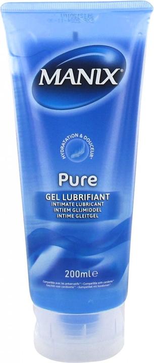 Manix Pure Intimate Gel 200ml - Non-Greasy and Transparent (200 ml)