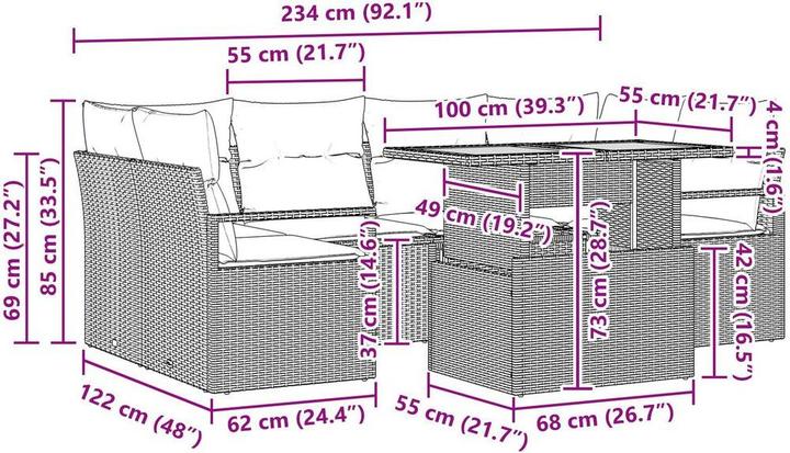 Produktbild vidaXL Sean