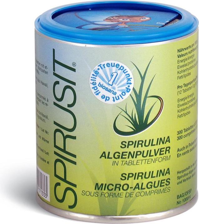 Actual product image Spirusit Microalgae Tablet 500 mg (300 pcs., Pills, 200 g)