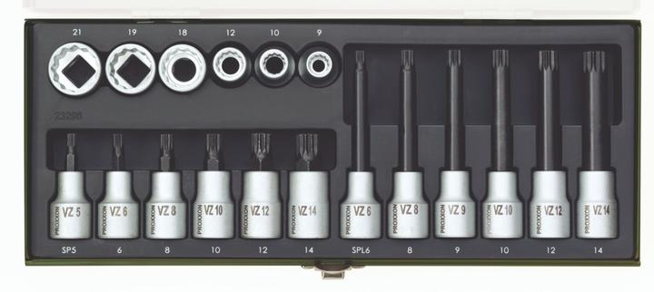 Image du produit Proxxon Vis multi-dents XZN spécial jeu 18 pcs. (21 mm)