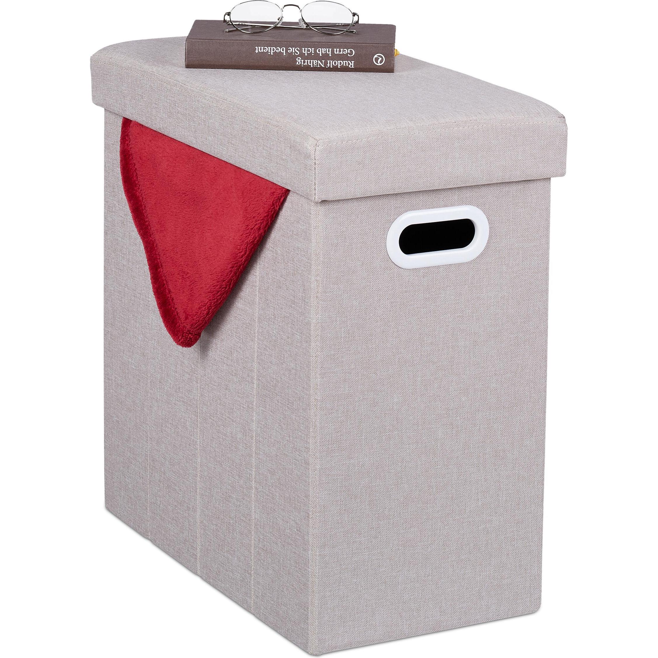 Relaxdays, Hocker + Pouf, Sitzhocker