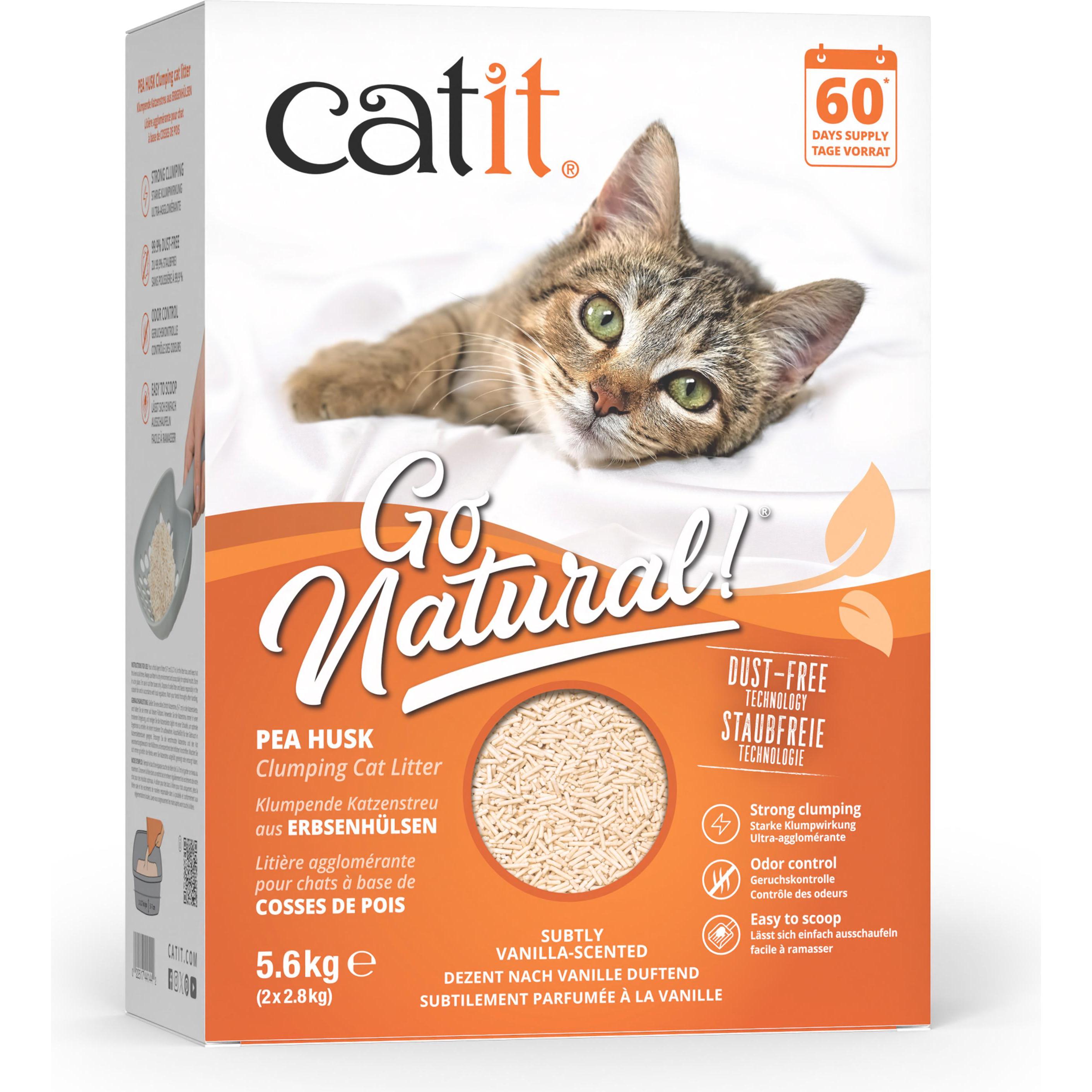 Meilleurs prix pour Litière - Catit - Go Natural - 5,6 kg - Végétale - Ultra-agglomérante - Sans poussière