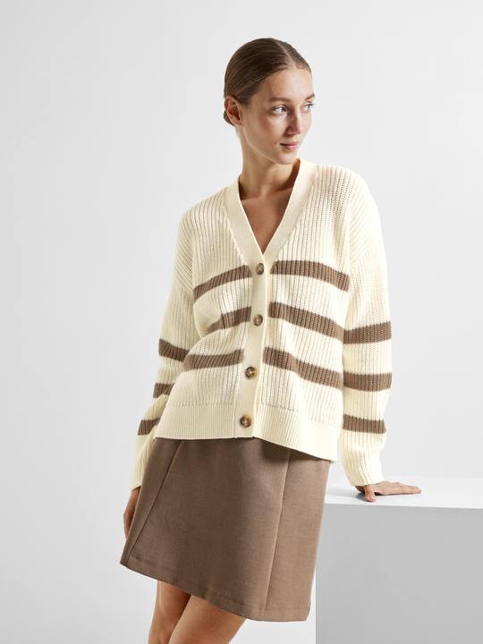 Produktbild Selected Gestreifter Strickjacke (XS)