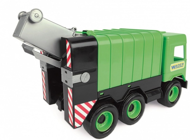Produktbild New Ray Green Middle Truck Müllwagen im Karton