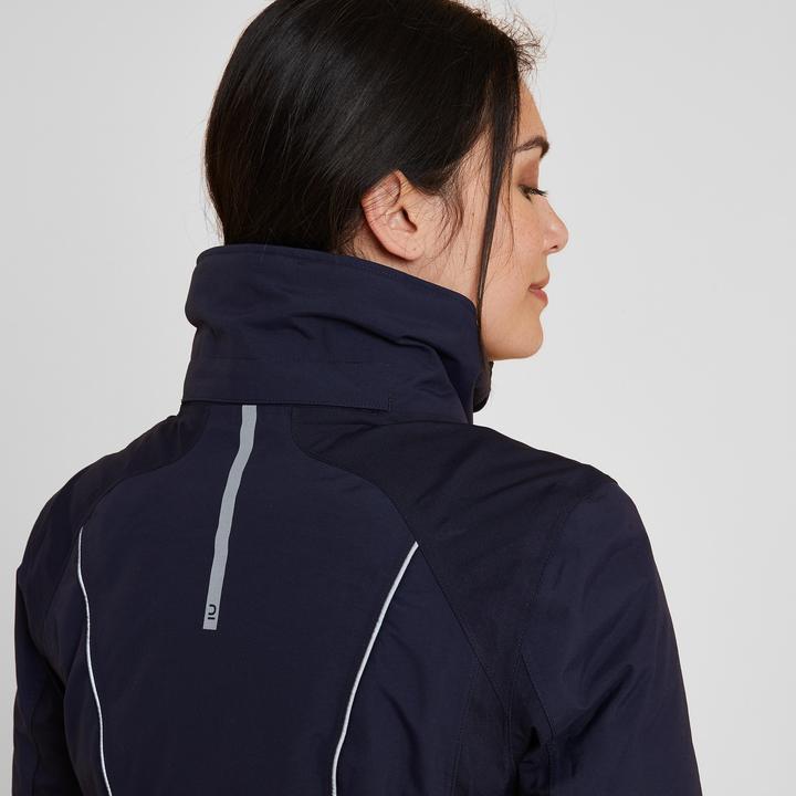 Produktbild Fouganza Winter-Reitjacke 580 wasserdicht Damen blau (XL)