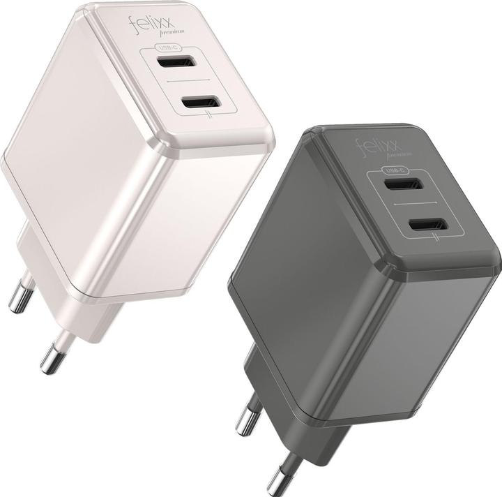 Actual product image Felixx Data/charging cable (30 W, 2 ports)