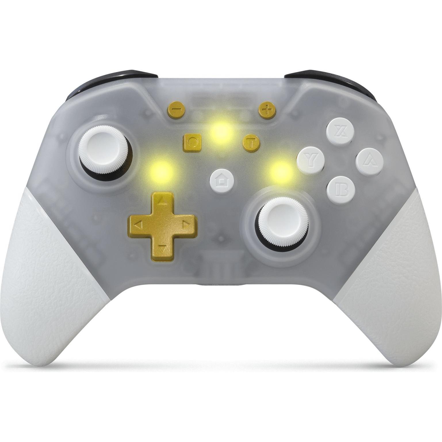 Hyperkin NuChamp Light Up LED (Switch, Switch Lite, Switch OLED), Controller gaming, Trasparente