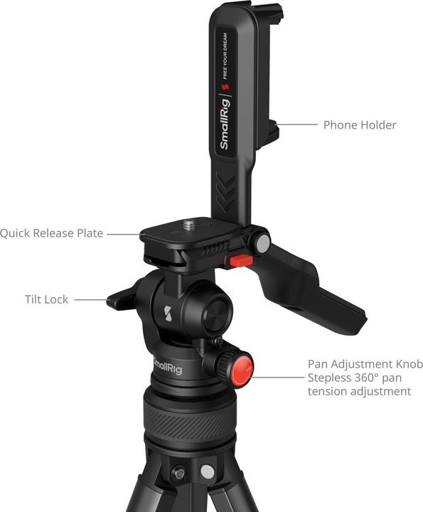 Produktbild SmallRig 5473 Video Tripod (Kunststoff, Metall)