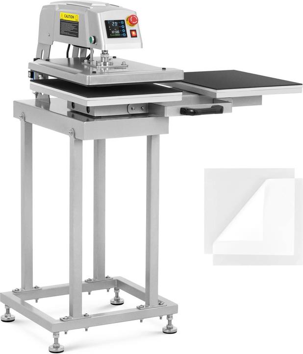 MSW Pneumatic Heat Press - double - 40 x 50 cm - with base