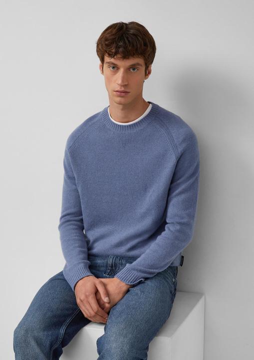 Image du produit s.Oliver Strickpullover Strickpullover aus reiner Lammwolle (M)